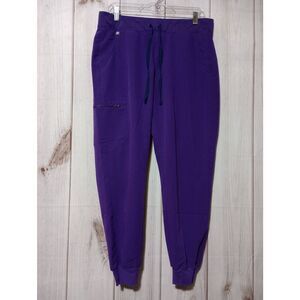 Figs Scrub Pants Ladies Large Purple Joggers Cargo‎ Technical Collection